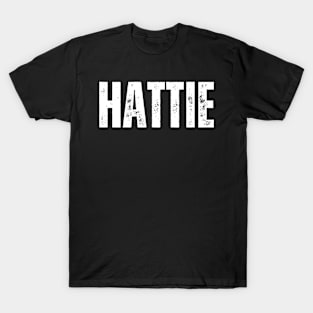 Hattie Name Gift Birthday Holiday Anniversary T-Shirt